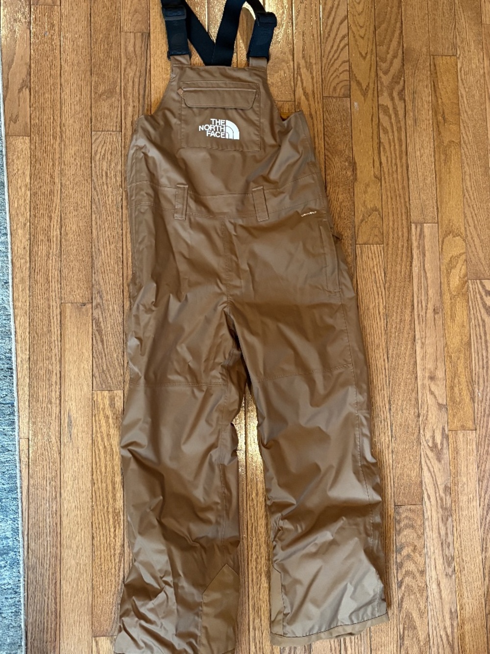 The North Face Brown Snow Ski Bib Overalls Youth M 10/12